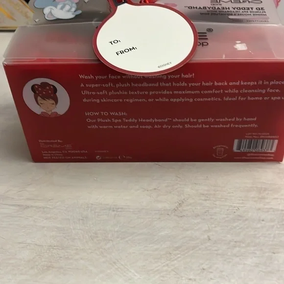 Minnie Mouse Creme Shop 3d Teddy Headband - Picture 3 of 4